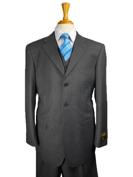Plus Size Mens Suits - Plus Size Business Suits Grey