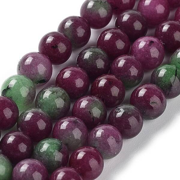 Dyed Natural Malaysia Jade Beads Strands