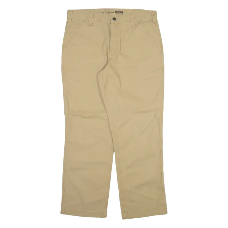 CARHARTT Mens Trousers Beige Relaxed Straight W34 L30