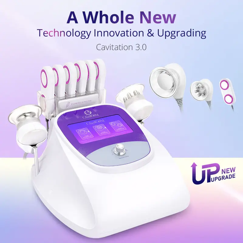 CaVstorm Cavitation 3.0 Ultrasonic Slim Microcurrent RF Body Shaping Machine for Spa Salon Studio Home Use | SD-23S4S