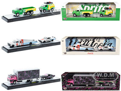 Auto Haulers Soda Set of 3 pieces Release 38 Limited Edition to 8000 pieces Worldwide 1/64 Diecast Models by M2 Machines