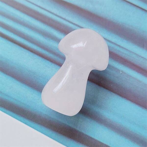Natural Quartz Crystal Healing Mushroom Figurines