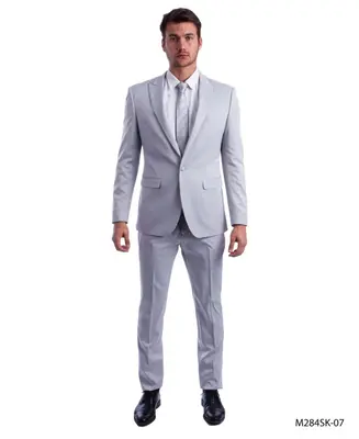 Tazio Men's 2pc Skinny-Fit Suit - Bold Colors