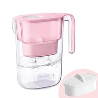 Waterdrop Elfin 7-Cup Water Filter Pitcher with 1 Filter, 5X Times Lifetime, Lasts 200 Gallons, for Fridge and Kitchen, Reduc...