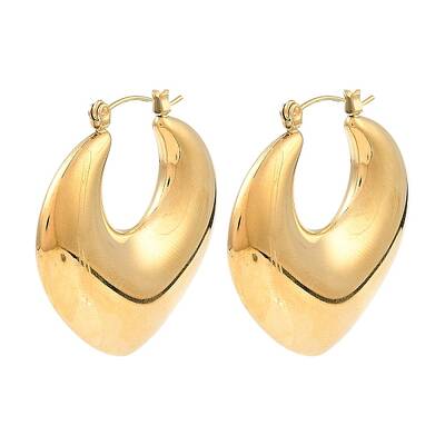 304 Stainless Steel Hoop Earrings for Women