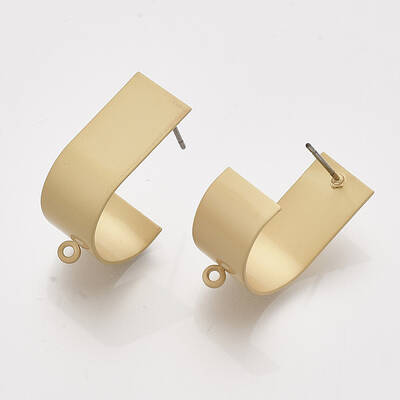 Iron Stud Earring Findings