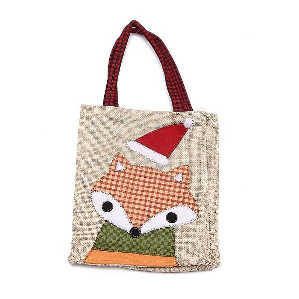 Linen Burlap Cartoon Bags