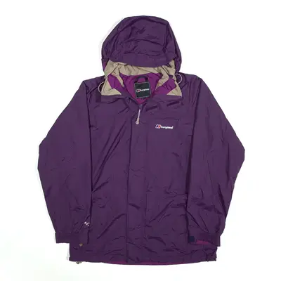 BERGHAUS Rain Jacket Purple Womens UK 12