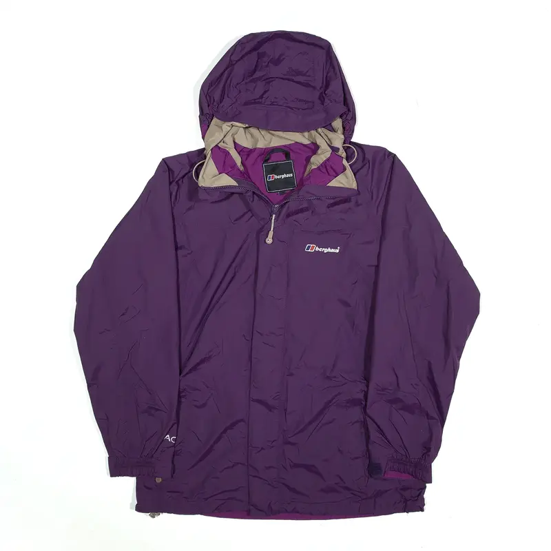 BERGHAUS Rain Jacket Purple Womens UK 12