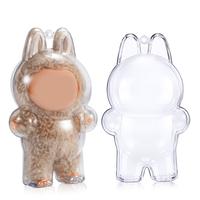 Clear Case For LABUBU Exciting Macaron Series - Crystal Clear Display Box for The Monsters Figures - Dustproof & Scratch-Resi...