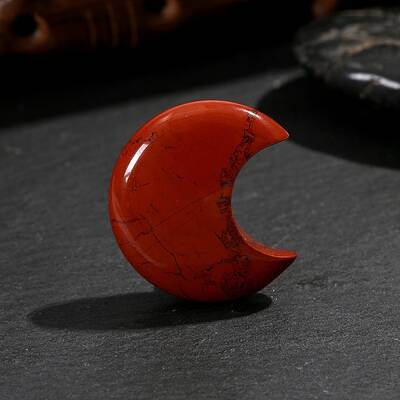 Natural Red Jasper Palm Stone Massager