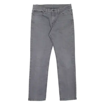 LEVI'S 511 Jeans Mens Grey Slim Straight W32 L30
