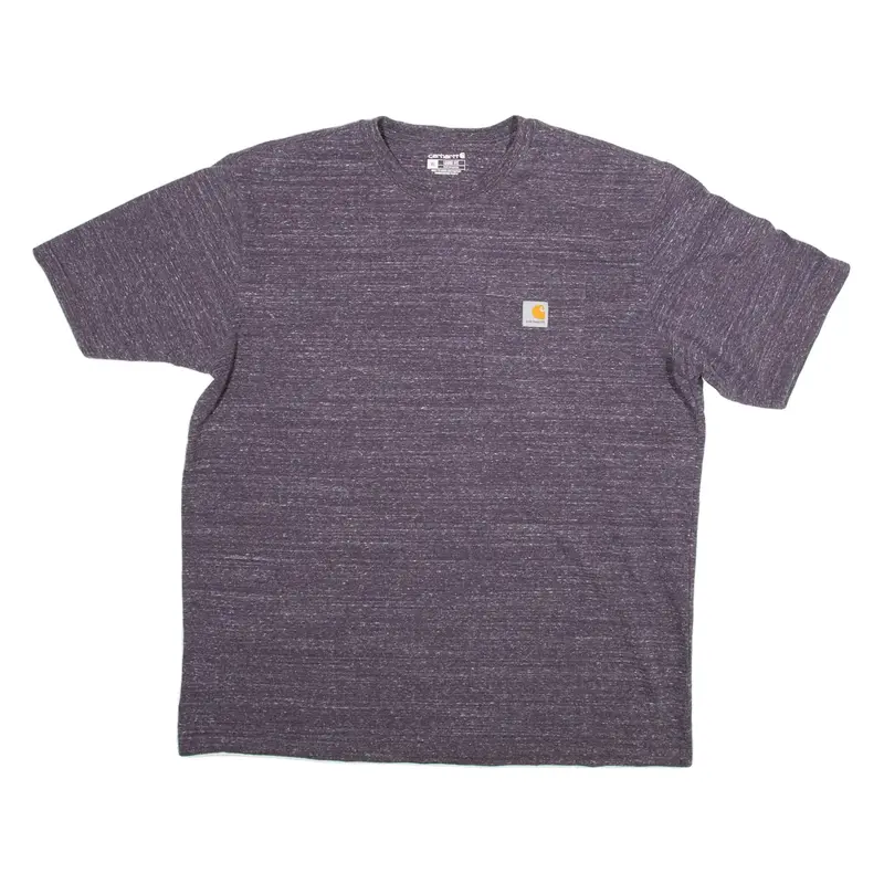 CARHARTT Loose Fit Mens T-Shirt Purple XL