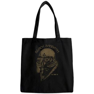 Black Sabbath Bags Us Tour 78 Band Logo Mens Black