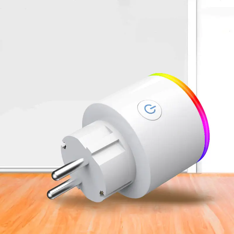 Smart Socket EU Plug WiFi Power Monitor Wireless Control Compatible Alexa Google Home Mini | Color: White | Style: EU