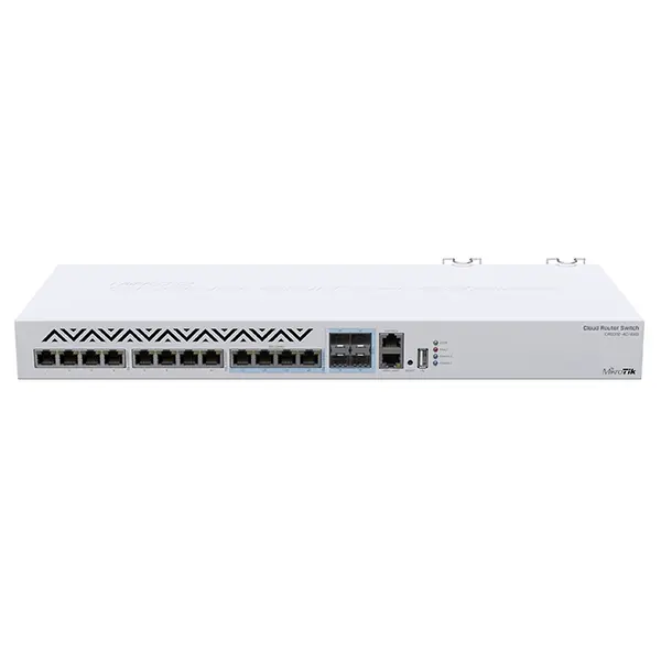 Mikrotik CRS312-4C+8XG-RM | 12-Ports (8x 10GbE and 4x 10GbE SFP Ports) Cloud Router Switch