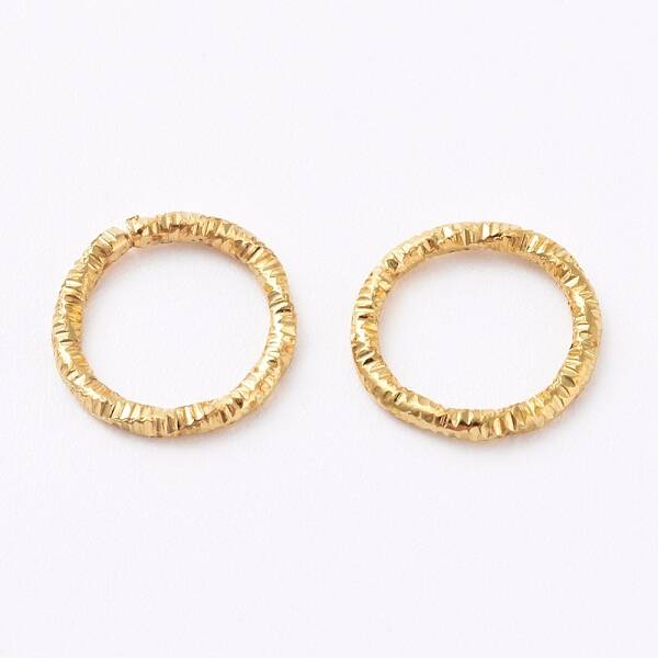 Iron Textured Jump Rings