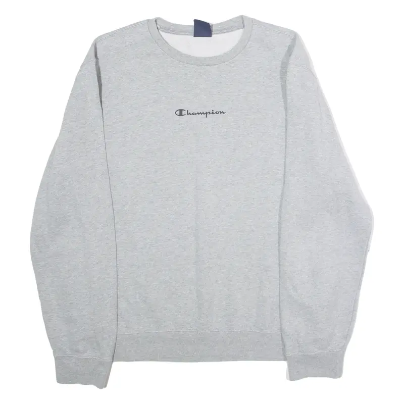 CHAMPION Mens Sweatshirt Grey Crew Neck L
