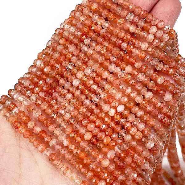Natural Sunstone Beads Strands