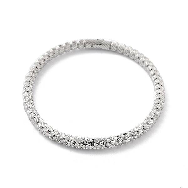 Non-Tarnish 304 Stainless Steel Grooved Hinged Bangles