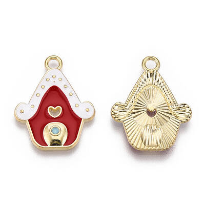 Rack Plating Alloy Enamel Pendants