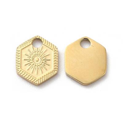 Ion Plating(IP) 316L Surgical Stainless Steel Charms