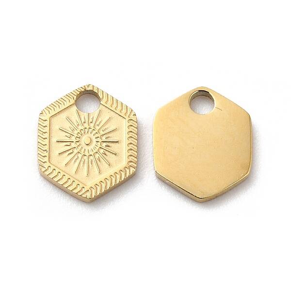 Ion Plating(IP) 316L Surgical Stainless Steel Charms