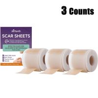 Scar Sheets, 3 Counts/set Silicone Scar Tape, Scar Care Tape, Skin Care Tool for Postpartum & Abdominal Muscle Treatment, Ski...