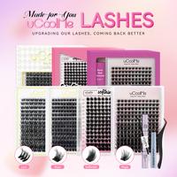Volume-Focused Lashes Collection | Magic Lyra Nova Softhin-V03 | Fuller Bigger Blinks | Lash Cluster Eyelashes Makeup Cosmeti...