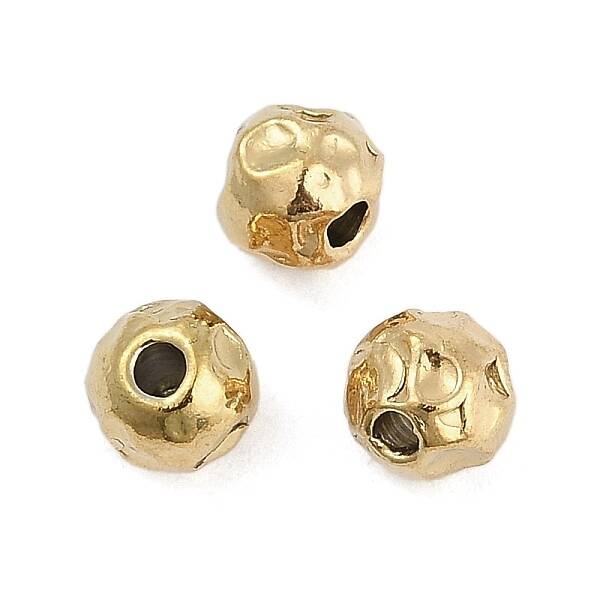 Textured 316 Surgical Stainless Steel Beads