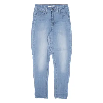 LEVI'S 721 High Rise Jeans Blue Denim Slim Skinny Womens W26 L28