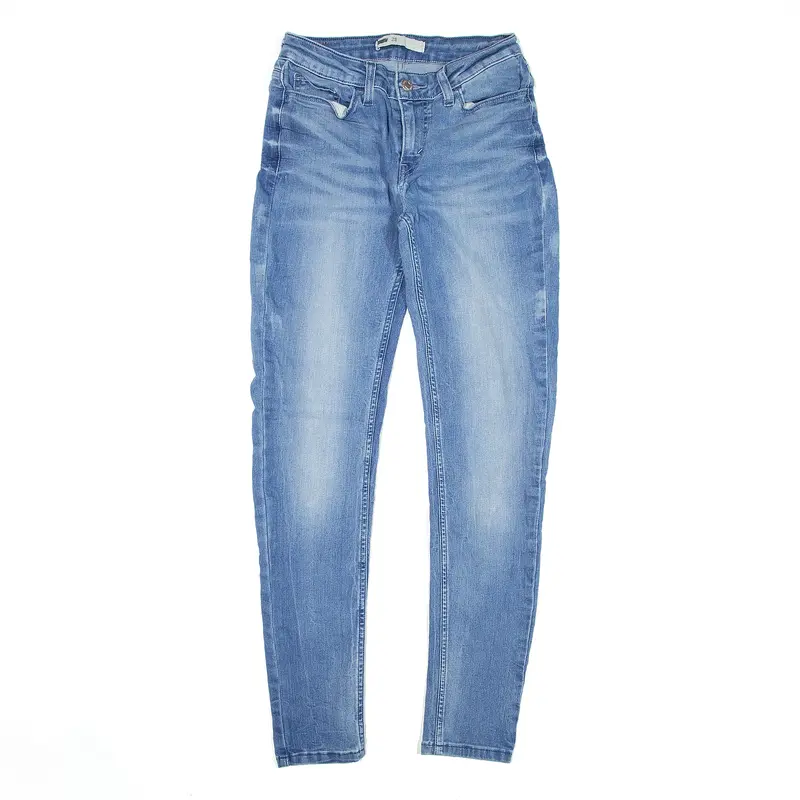 LEVI'S Jeans Blue Denim Slim Skinny Stone Wash Womens W24 L30