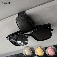 Universal Car Sun Visor Glasses Clip, 1 Count Auto Eyeglasses Holder, Car Items, Vehicle Interior Accessories, Eyewear Storag...