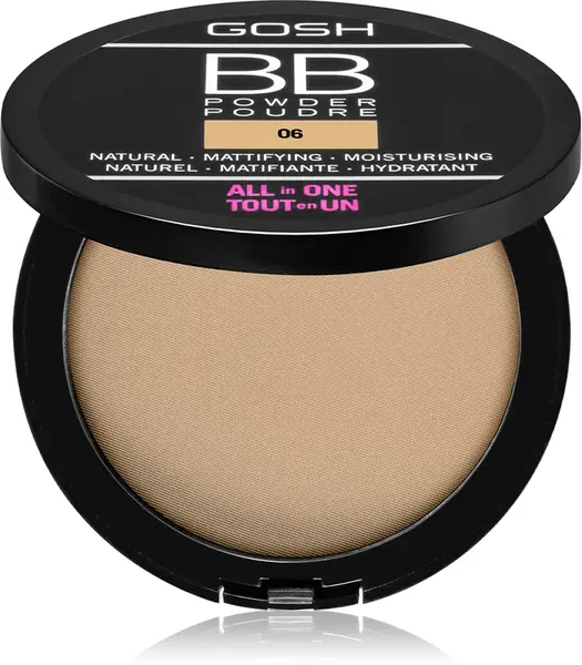 Gosh BB Powder All In One 06 Warm Beige 6.5g
