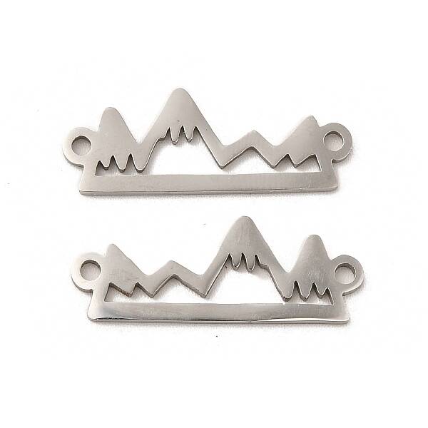 Non-Tarnish 201 Stainless Steel Connector Charms
