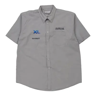 Le Mans 24Hrs 2007 Size 19 Kustom Kit Short Sleeve Shirt - 3XL Grey Cotton