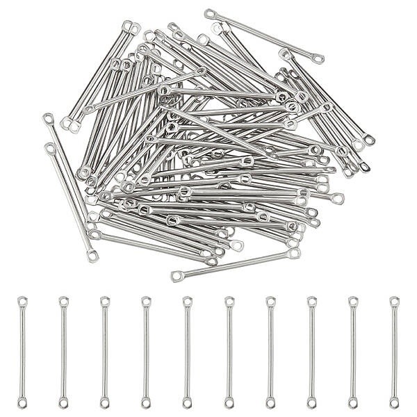 80Pcs 304 Stainless Steel Connector Charms