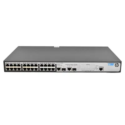 HP JD992-61101 | V1905-24-PoE 24 x Ports PoE 10/100Base-TX + 2 x Ports 1000Base-T Layer 2 Managed 1U Rack-mountable Gigabit E...