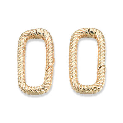 Brass Spring Gate Rings