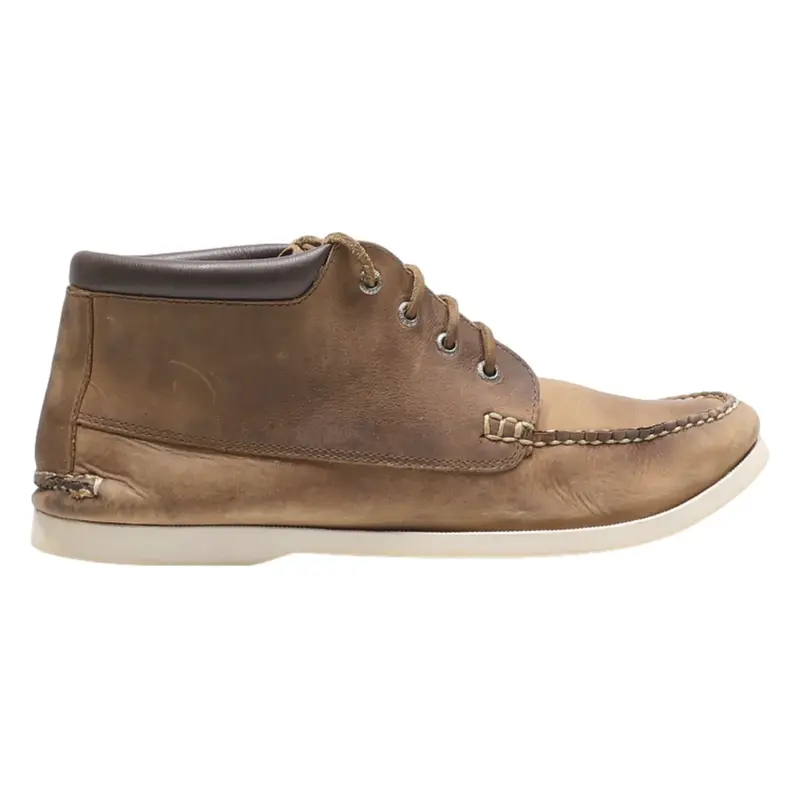 LL BEAN Chukka Boots Brown Leather Mens UK 10