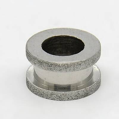 Tarnish Resistant 201 Stainless Steel Large Hole Column Textured Beads