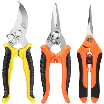 Garden Pruning Shears, Stainless Steel Garden Shears, Gardening Shears, Garden Clippers, Pruning Snips, Professional Garden T...