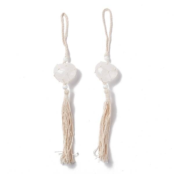 Natural Quartz Crystal Pendant Decorations