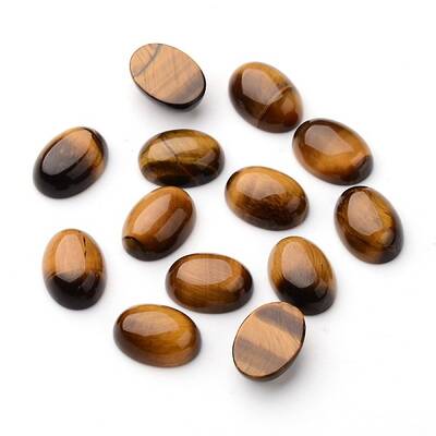 Natural Tiger Eye Oval Cabochons