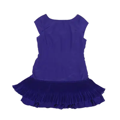 COAST Shift Dress Purple Satin Sleeveless Short Womens UK 12