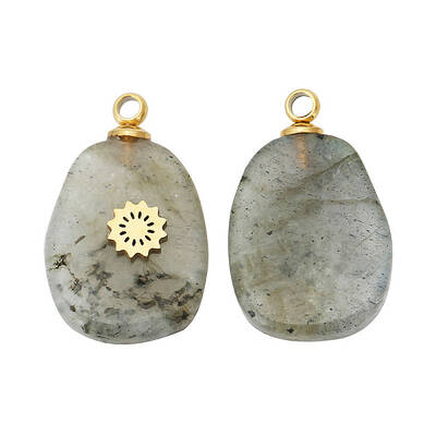 Natural Labradorite Pendants