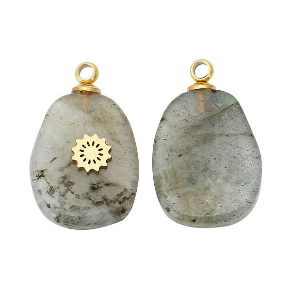 Natural Labradorite Pendants