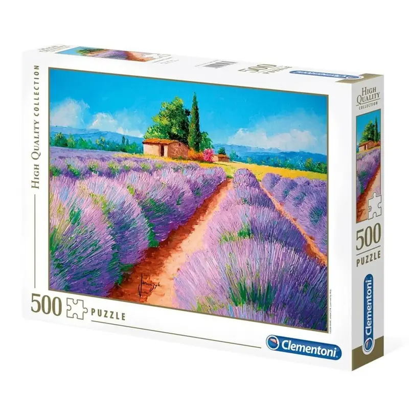 Clementoni, High Quality Collection, Lavender Scent, Puzzle, Unisex, 500 pieces