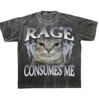 [Flashsale up to 70%]Rage Consumes Me Cat Shirt, Funny Cat Meme T-Shirt, Vintage Unhinged Cat Tee, Silly Cat Graphic Shirt, W...