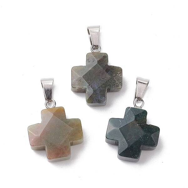 Natural Indian Agate Pendants